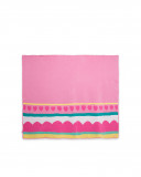 Couverture en tricot imprimée fille rose icy and sweet Couverture en tricot imprimée fille rose icy and sweet