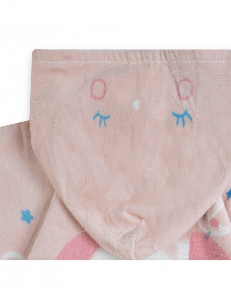 Poncho éléphant fille rose so cute Poncho éléphant fille rose so cute