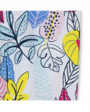 Leggings en jersey imprimé fille blanche island Leggings en jersey imprimé fille blanche island