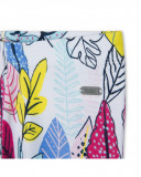 Leggings en jersey imprimé fille blanche island Leggings en jersey imprimé fille blanche island