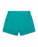 Bermuda en coton molletonné lacets garçon bleu fruitty time Bermuda en coton molletonné lacets garçon bleu fruitty time