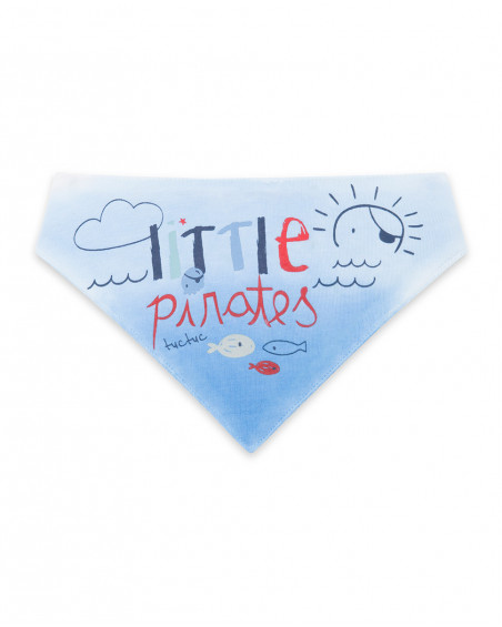 Bandana en jersey imprimée garçon blanche little pirates Bandana en jersey imprimée garçon blanche little pirates