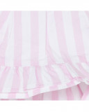 Bonnet en popeline à rayures fille rose so cute Bonnet en popeline à rayures fille rose so cute