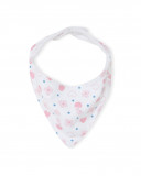 Bandana en jersey imprimée fille rose so cute Bandana en jersey imprimée fille rose so cute