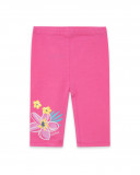 Leggings capri en jersey fleur fille rose tahiti Leggings capri en jersey fleur fille rose tahiti