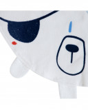 Poncho à rayures garçon rouge little pirates Poncho à rayures garçon rouge little pirates