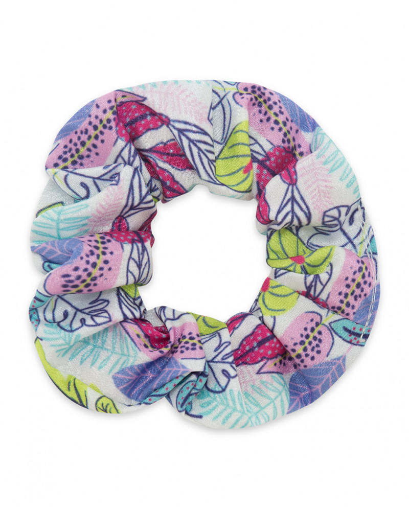 élastique cheveux imprimé fille blanche island
