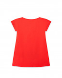 Robe en jersey imprimé fille rouge sea lovers Robe en jersey imprimé fille rouge sea lovers