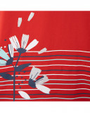 Robe en jersey imprimé fille rouge sea lovers Robe en jersey imprimé fille rouge sea lovers
