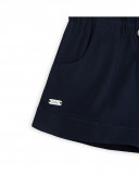 Tee-shirt et short en jersey lacets fille bleu island Tee-shirt et short en jersey lacets fille bleu island