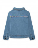 Veste en jeans avec poches fille bleu island Veste en jeans avec poches fille bleu island
