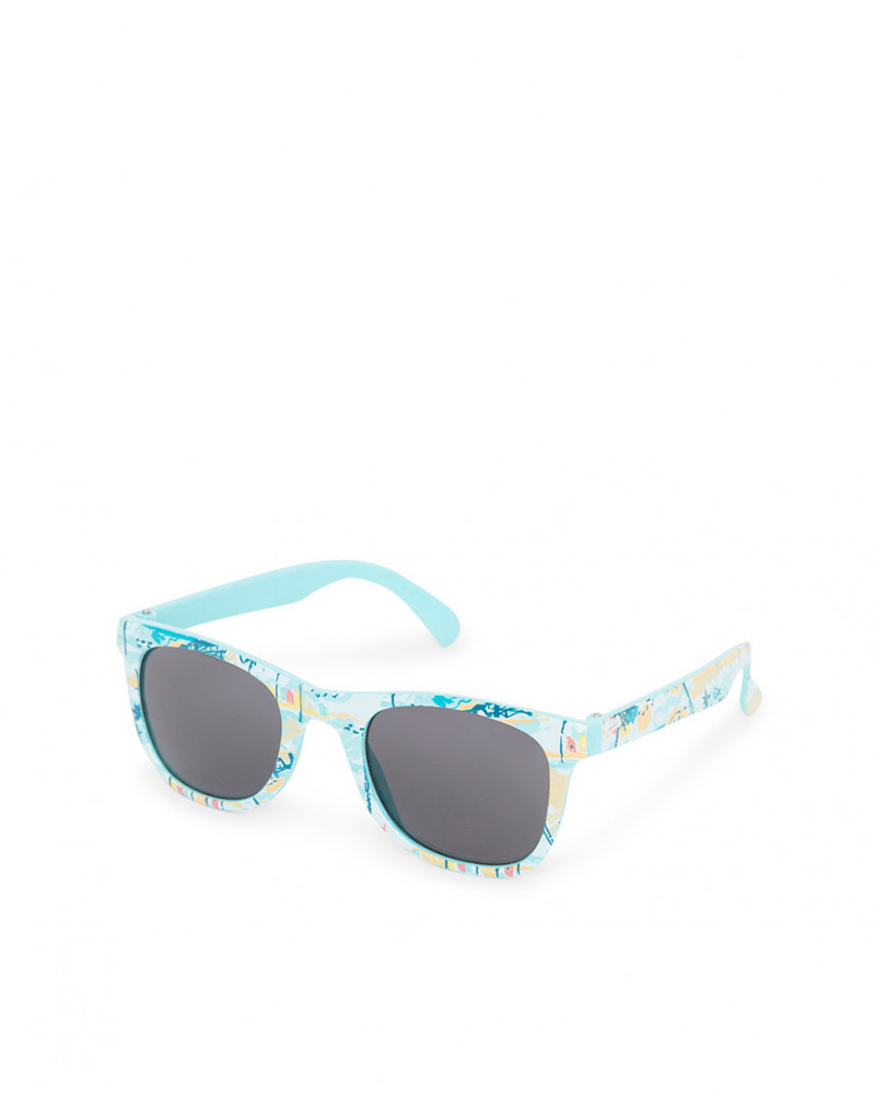 Lunettes de soleil bleues à motifs pour fille fille bleu de la