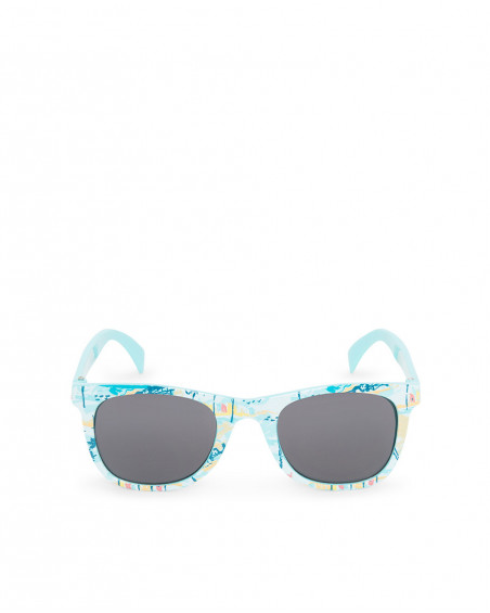 Lunettes de soleil bleues à motifs pour fille fille bleu de la