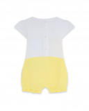 Grenouillère en jersey short fille jaune hi! sunshine Grenouillère en jersey short fille jaune hi! sunshine