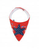Bandana en jersey étoiles fille rouge little pirates Bandana en jersey étoiles fille rouge little pirates