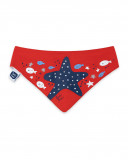 Bandana en jersey étoiles fille rouge little pirates Bandana en jersey étoiles fille rouge little pirates