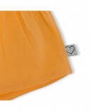 Short en jersey lacets fille jaune basicos baby Short en jersey lacets fille jaune basicos baby