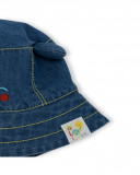 Bonnet en jeans visage garçon bleu hi! sunshine Bonnet en jeans visage garçon bleu hi! sunshine