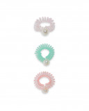 Set 3 élastique cheveux glitter fille orange venice beach Set 3 élastique cheveux glitter fille orange venice beach