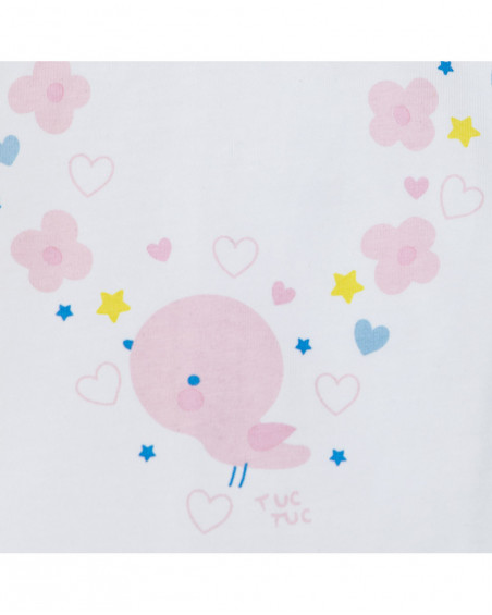 Tee-shirt en jersey et short volants fille rose so cute Tee-shirt en jersey et short volants fille rose so cute