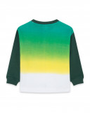 Sweat-shirt en peluche fermée garçon vert jungle street Sweat-shirt en peluche fermée garçon vert jungle street