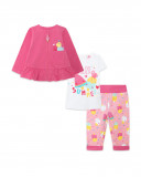 Ensemble 3 pièces jersey glace fille rose icy and sweet Ensemble 3 pièces jersey glace fille rose icy and sweet
