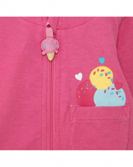 Ensemble 3 pièces jersey glace fille rose icy and sweet Ensemble 3 pièces jersey glace fille rose icy and sweet