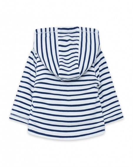 Ensemble 3 pièces molletonné e jersey à rayures garçon bleu Ensemble 3 pièces molletonné e jersey à rayures garçon bleu