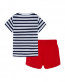Tee-shirt et short en jersey avec poches garçon rouge red Tee-shirt et short en jersey avec poches garçon rouge red