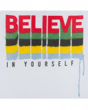 T-shirt believe happy message T-shirt believe happy message