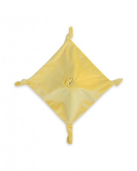 Dou dou tundosado yellow little sun face nouveau-né garçon couleur jaune de la collection hi! soleil