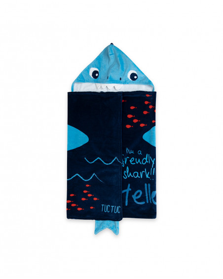 Poncho imprimé garçon bleu red submarine