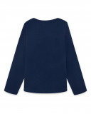 Tee-shirt en jersey manche longue fille bleu sea lovers Tee-shirt en jersey manche longue fille bleu sea lovers