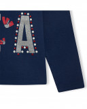 Tee-shirt en jersey manche longue fille bleu sea lovers Tee-shirt en jersey manche longue fille bleu sea lovers