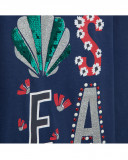 Tee-shirt en jersey manche longue fille bleu sea lovers Tee-shirt en jersey manche longue fille bleu sea lovers