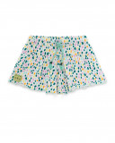 Short en jersey imprimé fille blanche in the jungle Short en jersey imprimé fille blanche in the jungle