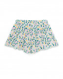 Short en jersey imprimé fille blanche in the jungle Short en jersey imprimé fille blanche in the jungle