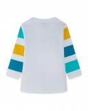 Tee-shirt en jersey manche longue garçon blanche fruitty time Tee-shirt en jersey manche longue garçon blanche fruitty time