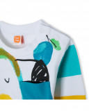 Tee-shirt en jersey manche longue garçon blanche fruitty time Tee-shirt en jersey manche longue garçon blanche fruitty time