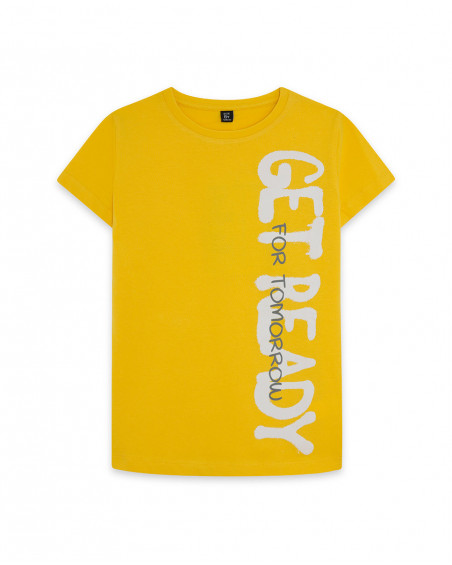 T-shirt ready happy message T-shirt ready happy message