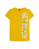 T-shirt ready happy message T-shirt ready happy message