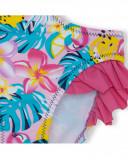 Trikini fleurs fille rose tahiti Trikini fleurs fille rose tahiti