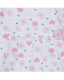 Robe en jersey imprimé fille rose so cute Robe en jersey imprimé fille rose so cute