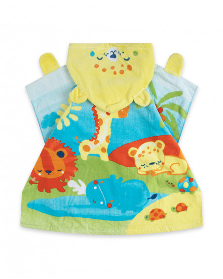 Poncho imprimé garçon jaune hi! sunshine Poncho imprimé garçon jaune hi! sunshine