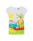 Robe en jersey imprimé fille jaune hi! sunshine Robe en jersey imprimé fille jaune hi! sunshine
