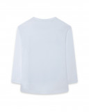 Tee-shirt en jersey manche longue garçon blanche surf club Tee-shirt en jersey manche longue garçon blanche surf club