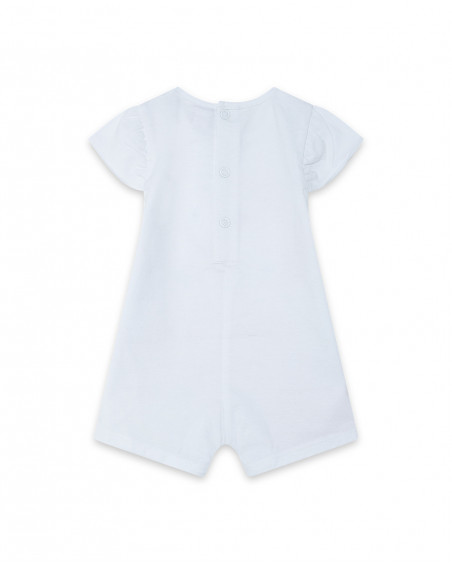 Grenouillère en jersey short fille rose so cute Grenouillère en jersey short fille rose so cute