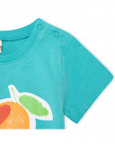 Tee-shirt en jersey imprimée garçon bleu fruitty time Tee-shirt en jersey imprimée garçon bleu fruitty time