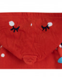 Poncho imprimé fille rouge red submarine Poncho imprimé fille rouge red submarine