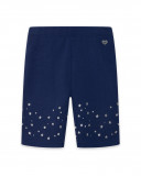 Leggings capri en jersey étoiles fille marine basicos baby Leggings capri en jersey étoiles fille marine basicos baby